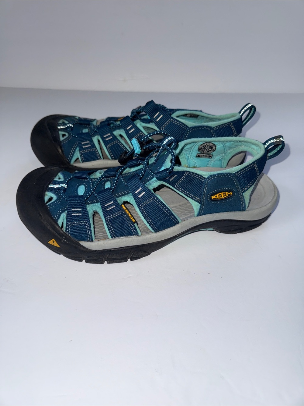 Keen Women’s Navy and Aqua Closed-Toe Sport Sandals